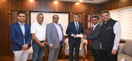 प्रधानमन्त्री राहत कोषमा अर्घाखाँची सिमेन्टको १ करोड ११ लाख सहयोग
