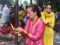 टेकुस्थित ऋषेश्वर महादेव मन्दिरमा दर्शनका लागि भक्तजनको घुइँचो
