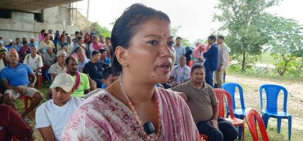 राप्ती नदीमा निर्माणाधीन पुल विस्तार गर्न स्थानीयको माग