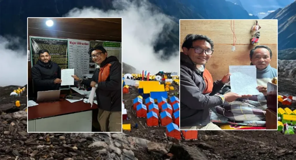 सामागाउँका युवा आमरण अनशनमा