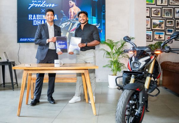बजाज पल्सर एनएस सिरिजको ब्रान्ड एम्बेसडरमा रविन्द्र ढाँट