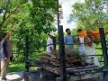 रसुवामा अस्ताएका मामा र भान्जाको कुशको शव बनाएर दाहसंस्कार