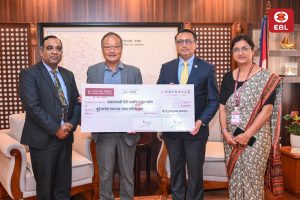 भोटेकोशी बाढीपीडितका लागि एभरेष्ट बैंकको ३ करोड ११ लाखभन्दा बढी सहयोग