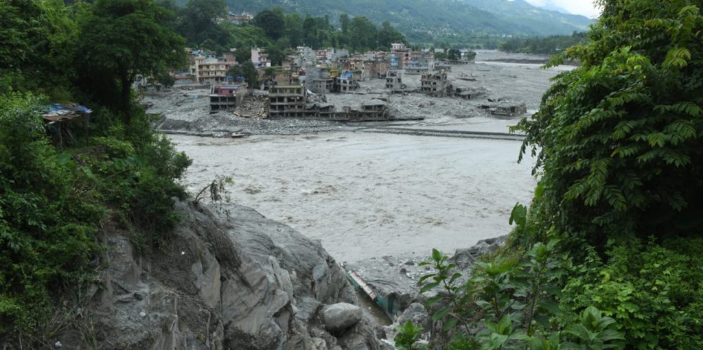 भोटेकोशी बाढीः रसुवामा ४१ किलोमिटर सडक र आठ जलविद्युत् आयोजनामा पूर्ण क्षति