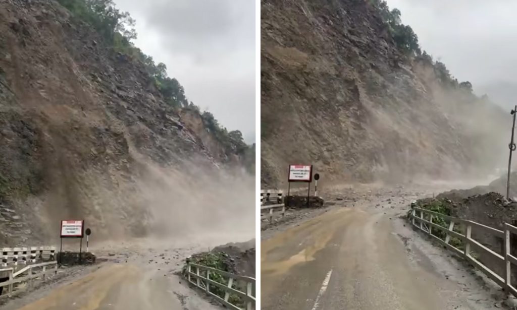 तुइन खोलामा जोखिमपूर्ण ढिस्को भत्काइँदै