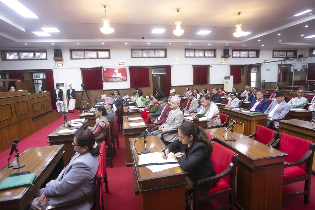 राष्ट्रियसभाः ‘नेपाल विशेष सेवा ऐनको साविकको व्यवस्था जगाउनेसम्बन्धी विधेयक’ पारित