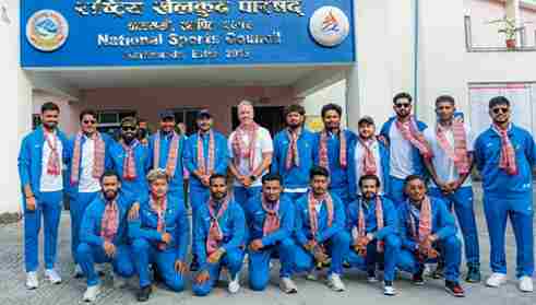 एसियाड क्रिकेट टोलीको बिदाइ एसियाड क्रिकेट टोलीको बिदाइ