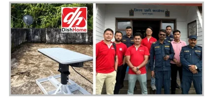 रसुवा बाढी प्रभावित क्षेत्रमा निःशुल्क स्याटेलाइट इनटरनेट