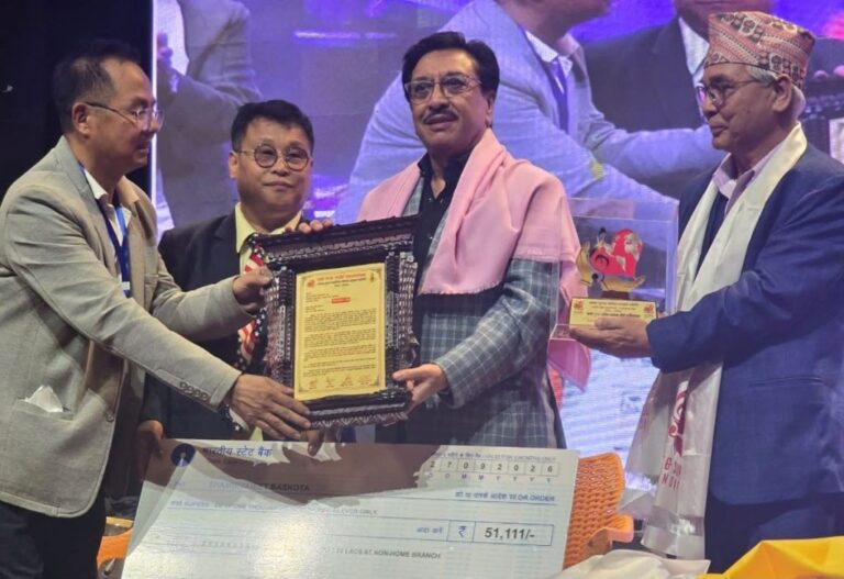 अम्बर गुरुङ स्मृति सङ्गीत पुरस्कार शम्भुजीतलाई