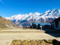 जुफालबाट देखिने मुकुटेश्वरी हिमाल