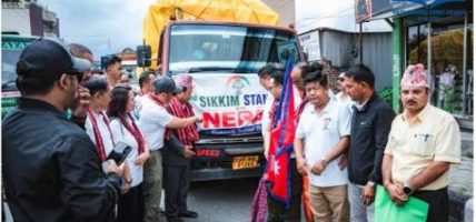 भोटेकोसी बाढी प्रभावितलाई सिक्किमबाट राहत, ३५ सदस्यीय स्वयंसेवक टोली नुवाकोटमा