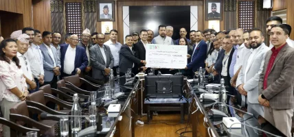 बाढी प्रभावितका लागि इप्पानद्वारा १३ करोड प्रदान