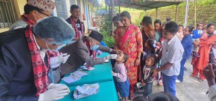 स्वर्णबिन्दु प्राशनमा २०७ बालबालिका सहभागी