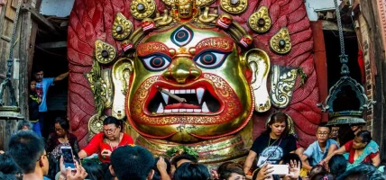 इन्द्रजात्राको तयारीः भक्तपुर पुग्यो गुठी संस्थानको टोली