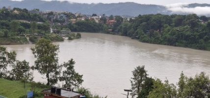 सेतीको बहाव बढेर रामघाटमा ताल बनेपछि उच्च सतर्कता