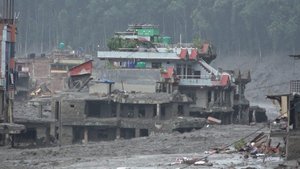 रसुवा बाढी : १ हजार ३५५ शव फेला, ४ हजार ९९३ हजार सम्पर्कविहीन