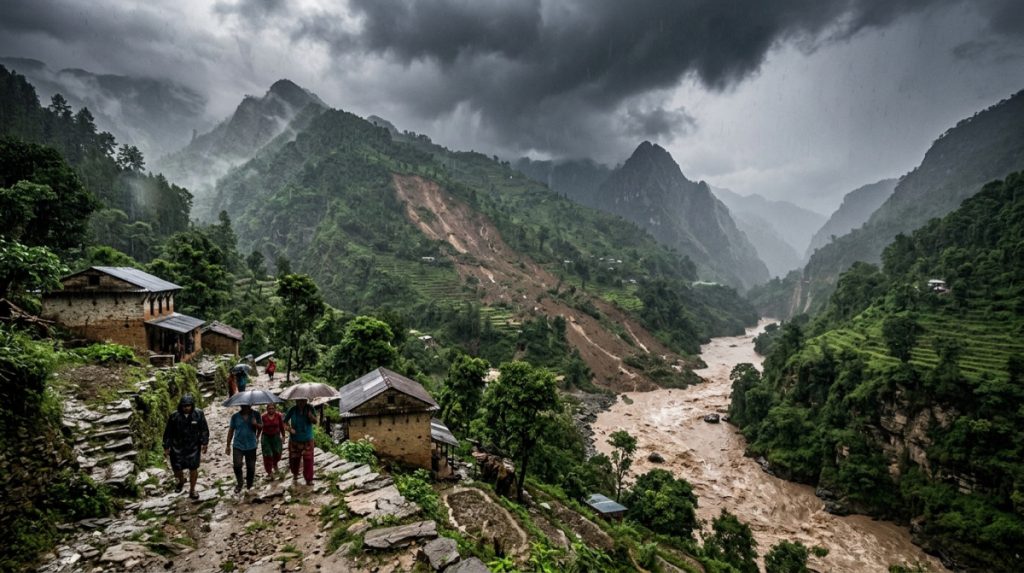 बाढी र पहिराबाट सडक अवरुद्ध हुँदा यातायात सेवा प्रभावित