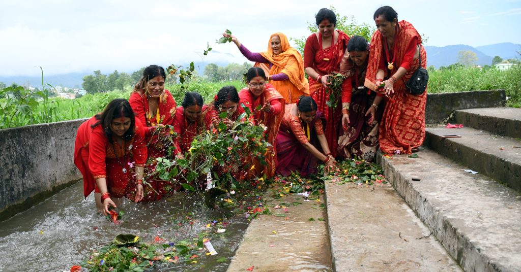 ऋषिपञ्चमी पर्व मनाएसँगै सकियो तीज