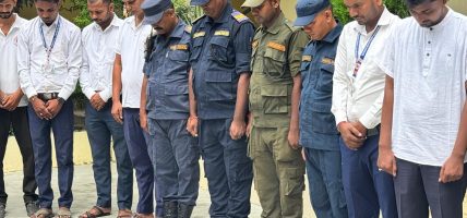 बाढीमा ज्यान गुमाएकाप्रति मटिहानीमा श्रद्धाञ्जली, आधा झन्डा झुकाइयो