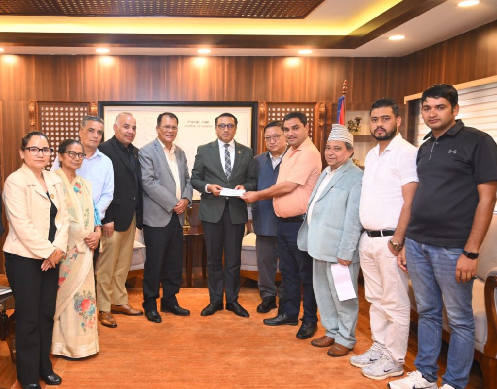 कांग्रेसद्वारा राहत कोषमा एक करोड रुपैयाँ आर्थिक सहयोग प्रदान