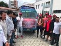 एमालेद्वारा गठित सहयोग समिति राहत सामग्री बोकेर नुवाकोट प्रस्थान