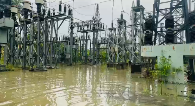 मलङ्गवा सबस्टेसन डुबानमा, विद्युत् सेवा अवरुद्ध