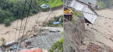 राहुगंगा जलविद्युत् आयोजनामा बाढीको क्षति