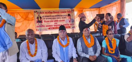 मर्चिैयामा प्रचण्डलाई स्वागत