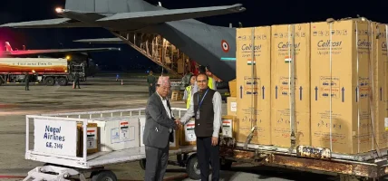 भारतबाट आइपुग्यो छैठौँ र सातौँ चरणको राहत सामग्री