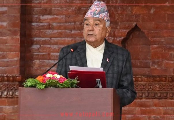 पर्वले सांस्कृतिक ऐक्यबद्धता र सहिष्णुता अभिवृद्धि गर्दै आएका छन्स् राष्ट्रपति पौडेल पर्वले सांस्कृतिक ऐक्यबद्धता र सहिष्णुता अभिवृद्धि गर्दै आएका छन्स् राष्ट्रपति पौडेल