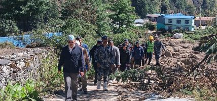 मनाङमा तत्काल अत्यावश्यक काम गर्नेः मुख्यमन्त्री पाण्डे