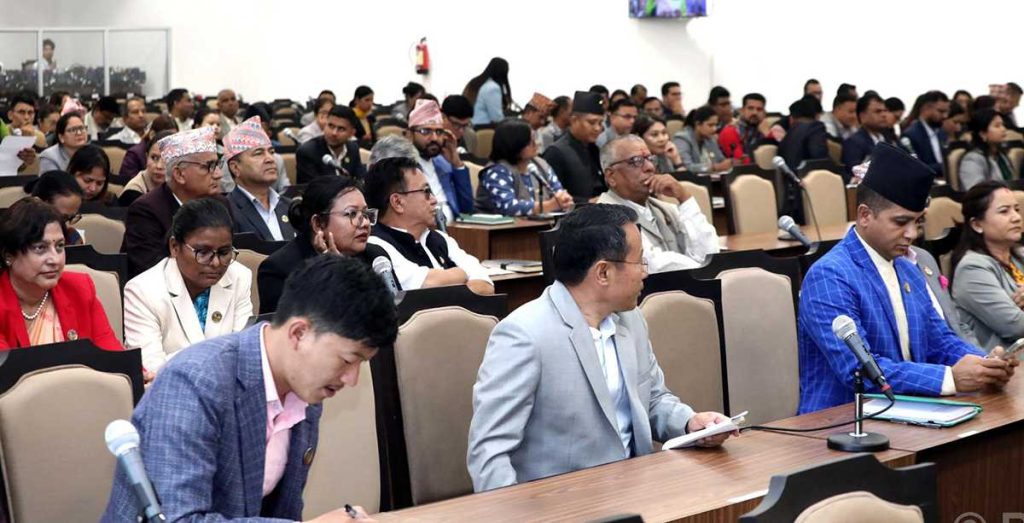 प्रतिनिधिसभामा ‘राष्ट्रिय सेवा दल विधेयकसम्बन्धी समितिको प्रतिवेदन, २०८३’ पेस