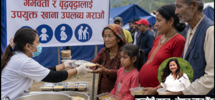 बाढीपीडितको राहतमा जंक फुड होइन, पोषणयुक्त खाना वितरणमा जोड दिउँ