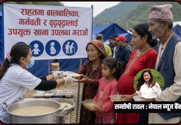 बाढीपीडितको राहतमा जंक फुड होइन, पोषणयुक्त खाना वितरणमा जोड दिउँ बाढीपीडितको राहतमा जंक फुड होइन, पोषणयुक्त खाना वितरणमा जोड दिउँ