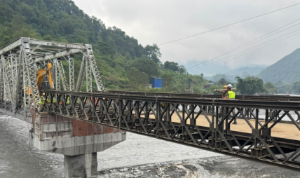 स्याफ्रुबेँसीमा ‘बेलिब्रिज’ निर्माण तीव्र स्याफ्रुबेँसीमा ‘बेलिब्रिज’ निर्माण तीव्र