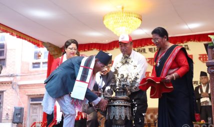 भक्तपुरमा ४६औँ नेपालभाषा साहित्य सम्मेलनको रौनक भक्तपुरमा ४६औँ नेपालभाषा साहित्य सम्मेलनको रौनक