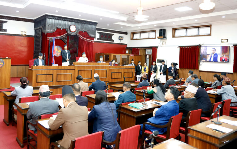 राष्ट्रियसभा बाढीपहिरोबाट क्षतिग्रस्त संरचना तत्काल मर्मत गर्न सांसदको आग्रह
