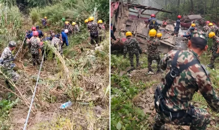विद्यालय बस दुर्घटनाः पुरानो बस नचलाउन भनेका थियौँ : स्थानीयवासी
