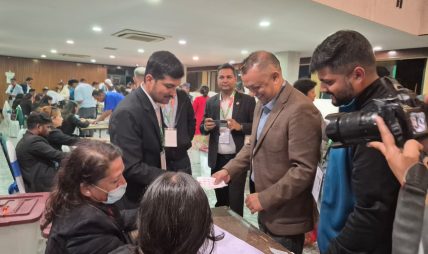 कांग्रेस महाधिवेशन : सभापतिका लागि खसेको मतको गणना आजै हुने