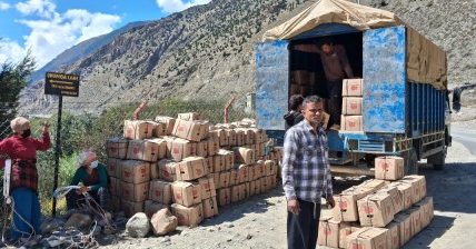 मुस्ताङबाट हालसम्म ३० प्रतिशतमात्र स्याउ निकासी
