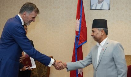 उपराष्ट्रपति यादवसँग जर्मनीका राजदूतको भेटवार्ता