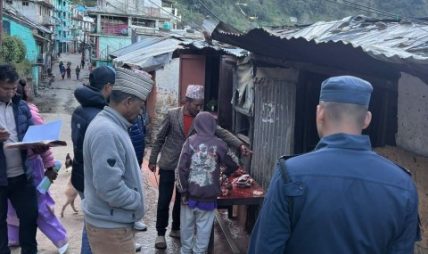 मान्मा बजारका अधिकांस मासु पसल मापदण्ड विपरित