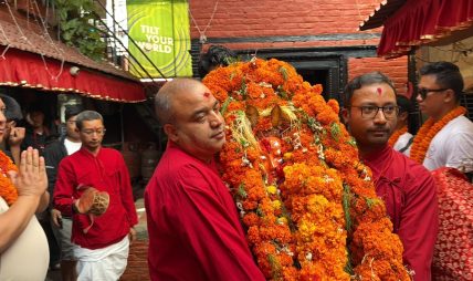 मानमानेश्वरी भवानीको पायो जात्रा सम्पन्न मानमानेश्वरी भवानीको पायो जात्रा सम्पन्न