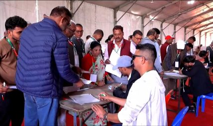 कांग्रेस महाधिवेशन : मतदानस्थलमा चहलपहल, कति खस्यो मत ? कांग्रेस महाधिवेशन : मतदानस्थलमा चहलपहल, कति खस्यो मत ?