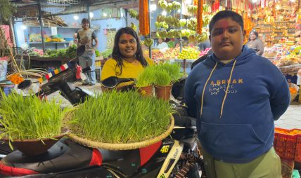 दशैंमा चम्किएको जमराको व्यापार दशैंमा चम्किएको जमराको व्यापार